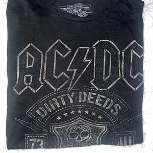 AC/DC Charcoal Dirty Deeds Tee